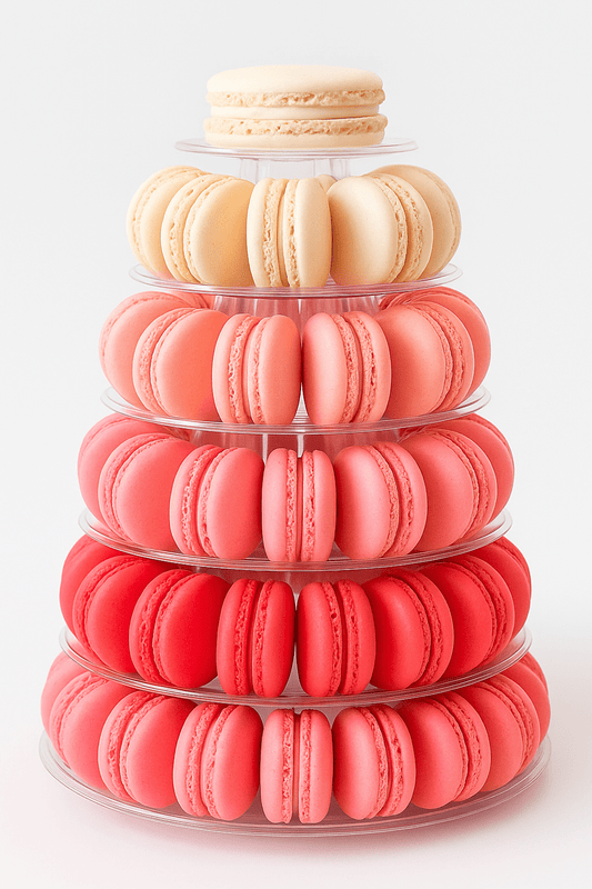 Pink Ombre Macaron Tower - Macaron Centrale3 Tiers